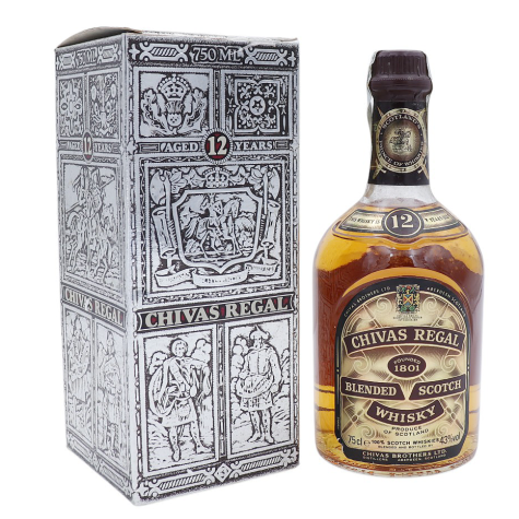 Whisky Chivas Regal 12 years 1980