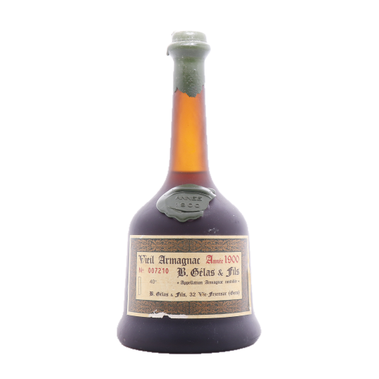 Armagnac Gelas & Fils 1900