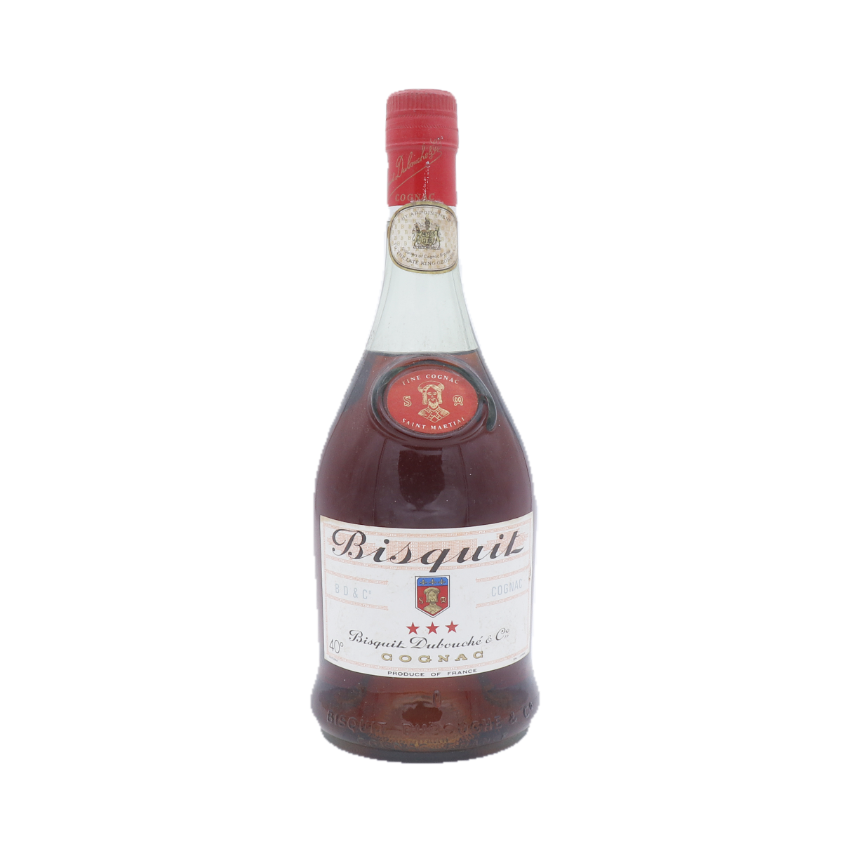 Cognac Bisquit Dubouché 3 Etoiles 1950-60,