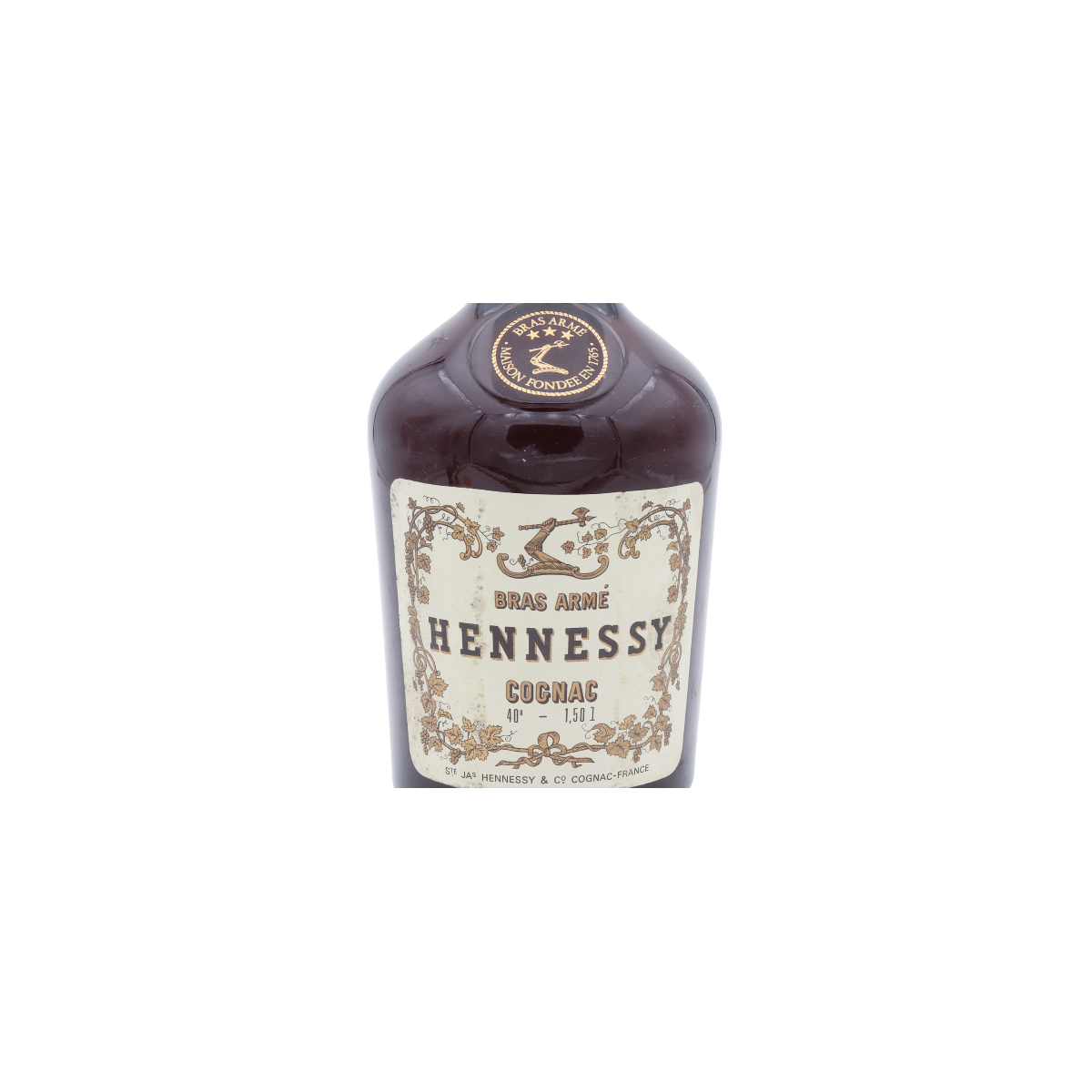 Hennessy Cognac Bras Arme 1973 Magnum, Researched Cognac Hennessy Cognac Bras Arme 1973 Magnum, Researched Cognac
