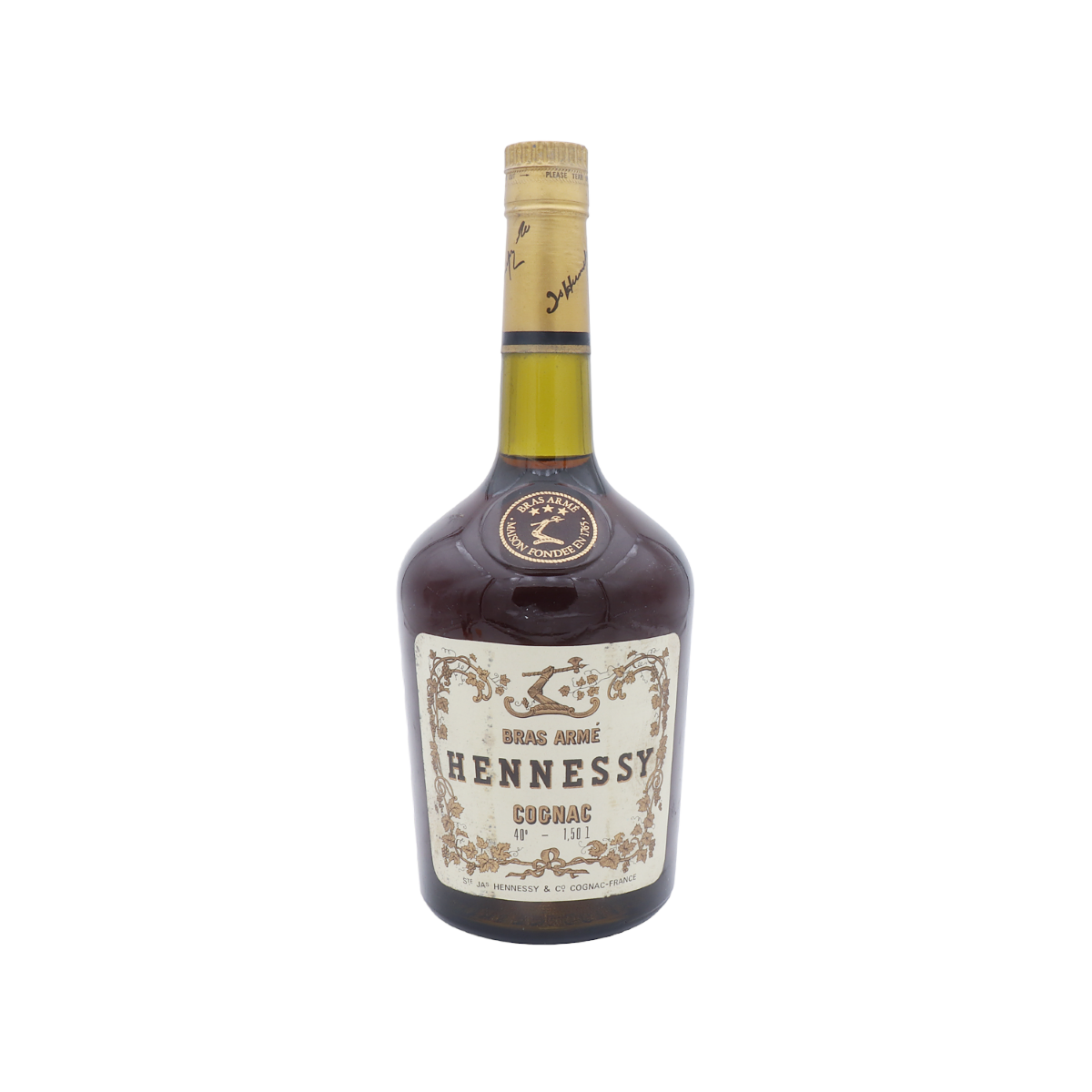 Hennessy Cognac Bras Arme 1973 Magnum, Researched Cognac