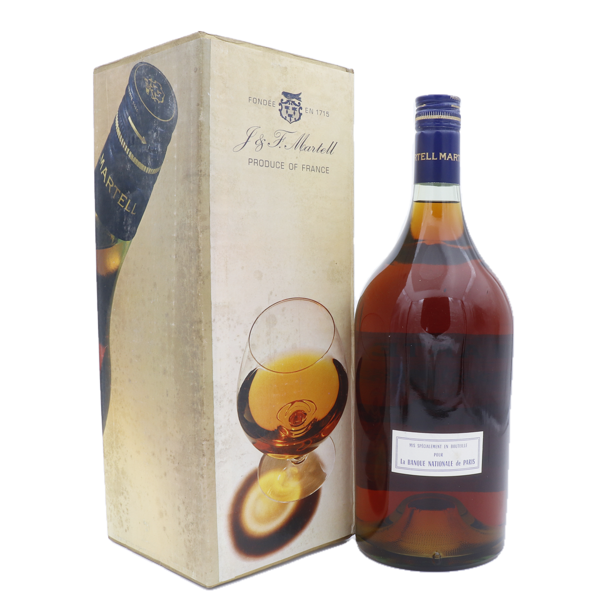 Martell Cognac 3 Stars 1968-70 Magnum - Generous Cognac