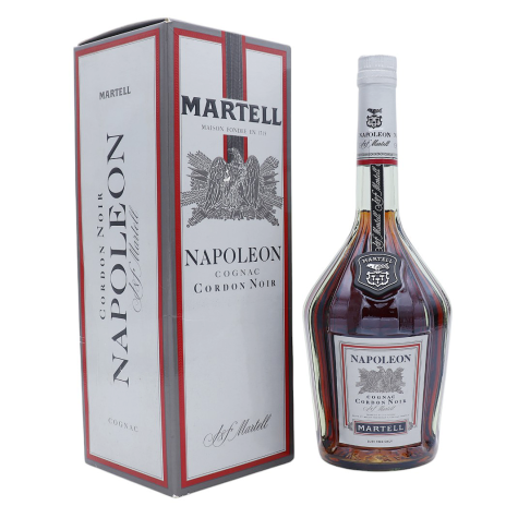 MARTELL NAPOLEON コニャック Gordon Noir Cognac Martell Napoléon Cordon Noir 1990 - Élégance Rare Révélée