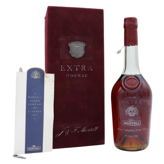 MARTELL EXTRA COGNAC 専用ボックス入り Martell Cognac Extra 1992